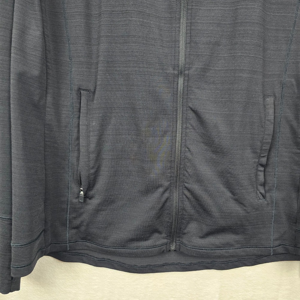 Athleta Pacifica Illume UPF Relaxed Jacket M Full zip black athleisure 657489 - Picture 2 of 9